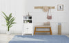 Bathroom Cabinet Storage Unit Free Standing Cupboard w/ Shelves Unit Furniture