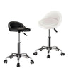Salon Massage Chair Faux Leather Swivel Stool on Wheels Gas Lift Stool