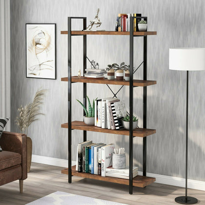 4 Tier storage bookshe Shelf Coat stand Clothes Rail Hallway Shoe Rack Storage