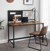 Industrial Computer Desk Large Storage Workstation Vintage Rustic Metal Office