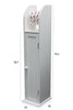 Saxony Bathroom Unit - Clean Lines & Crisp White Finish - Cabinet/Cupboard - MDF