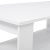 120x60cm Rectangle Coffee Tea Table 2 Tier Wooden Living Room Reception Table