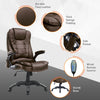 Reclining Faux Leather Office Swivel Computer Massage Chair Remote