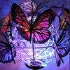 Set of 4 Solar Power LED Butterfly Stake Lights Garden Lights Outdoor Lawn Lamp