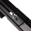 2 X Microwave Black Wall Mounting Holder Brackets With Extendable Arms 40kg load