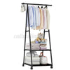 Heavy Duty Clothes Rail Rack Metal Storage Garment Shelf Hanging Display Stand