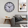 Wall Clock Illuminated / Solid Numerals Silent Retro Chic Decor 12-13inch Clocks