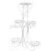5 Tier Metal Plant Stand Flower Pot Rack Display Garden Patio Outdoor Indoo