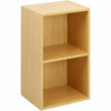 FREE STANDING CUBE 2 3 4 TIER WOODEN BOOKCASE STORAGE SHELF UNIT DISPLAY WOOD