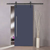 6FT Stainless Steel Sliding Wood Barn Door Track Kit Hardware Set Hanging Rail