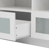 Modern 106cm TV Unit Cabinet Stand Media Lowboard Sideboard Livingroom Furniture