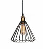 Vintage Metal Cage Industrial Wire Frame Pendant Light Loft Ceiling Lamp Shade