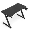 Z-Shaped Ergonomic Computer Desk Gaming Table Workstation W/ Hook & Cup Holder