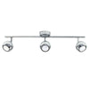 Modern Silver Chrome 3 Way Retro Eyeball Ceiling Light Spotlight Home Lighting