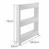 3 Tier Bathroom Corner Storage Rack Shower Shelf Organiser Basket Tidy Kitchen