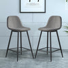 2x Eiffel Bar Stools Fabric Dining Chair High Chair Dining Room Bar Breakfast UK