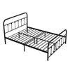 Panana HOSPITAL STYLE 3FT 4FT 4FT6 SINGLE DOUBLE METAL BEDS W/HIGH HEADBOARD