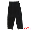 CHEF TROUSERS PLAIN BLACK CHEF PANTS UNIFORM UNISEX ELASTICATED WORK KITCHEN UK