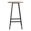 Bar Table Wooden Round High Seat Industrial Breakfast Dining Bistro Cafe Table