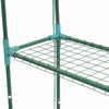 Large Walk In Greenhouse PVC Plastic Garden Grow Green House with 4 Shelves