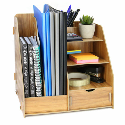 Wooden Desktop Organiser | Pukkr