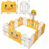 Foldable 12+2 Panels Baby Playpen Safety Yard Activity Center for Kids Toddlers