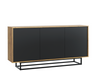 Loft Retro Industrial Sideboard Vintage Oak TV Unit Cabinet Cupboard TV Stand