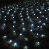 Solar Power LED Net Mesh Light Tree Trap Light Fairy Strings Outdoor Garden Sun