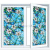 3D Flowers Decorative Window Film Privacy Static Clings Glass Sticker DIY