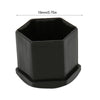 Set of 20 19mm BLACK WHEEL NUT BOLT COVERS CAPS FOR ANY CAR LOCKING