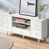 5 Drawers TV Stand Entertainment Unit Sideboard Storage Cabinet Living Room Wood