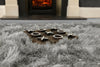 Modern Large Extra Thick 9cm High Pile SHAGGY Floor RUG with SPARKLE SHIMMER