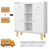 Sideboard Storage Cabinet Freestanding Cupboard Wooden Display Storage Unit