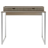 Computer Desk with Storage, Home Study Desk with Drawer and Shelves Wooden Table