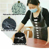100pcs Disposable Adult Waterproof Plastic Aprons Kitchen Apron Gown Polythene