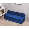 Single Double Fold Out Chair Z Bed Futon Couch Sleepover Guest Mattress Washable