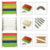 Wooden Bookcase Kids Book Shelf Rack Storage Bookshelf Tidy Organizer Toy Box UK
