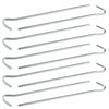 100 x Heavy Duty Galvanised Steel Tent Pegs Metal Camping Ground Sheet Anchor