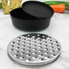 Kitchen Stainless Cheese Grater with Container Storing Fruits Cheese Box UK