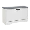 White Shoe Storage Bench Seat Shoes Cabinet Rack Hallway Organizer Cupboard Home