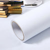 Self-Adhesive Contact Paper Matt White Cabinet Cupboard Sticker Furniture Renew