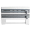 Kitchen Roll Dispenser Cling Film Tin Foil 4IN1 Wall Mounted Towel Holder Rack