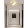 LED Golden Three-tone Light Ring Ceiling Light Personality Modern Hallway Aisle