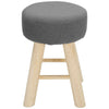 40CM-Tall Round Footstool Dressing Table Chair Vanity Stool Bedroom Pouffe Chair