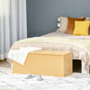 Storage Box Chest With Lid Spacious Collect Cabinet Chipboard -Burlywood