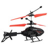 Mini RC Infraed Induction Helicopter Aircraft Flashing Light Toys Christmas Gift