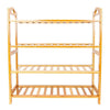 BAMBOO SHOE FOOTWEAR RACK ORGANISER WOODEN STORAGE SHELVES STAND SHELF UNIT