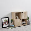 4,6,9 Cube Bookcase Wooden Shelving Display Shelf Storage Unit Home w/ Wood Door
