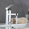 Bathroom Basin Sink Tap Mixer Monbloc Toilet Waterfall Taps Chrome Brass Faucet