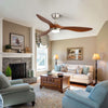 52" Ceiling Fan with Light Remote Control 3 Blades 6 Speed Wind Timer Adjustable